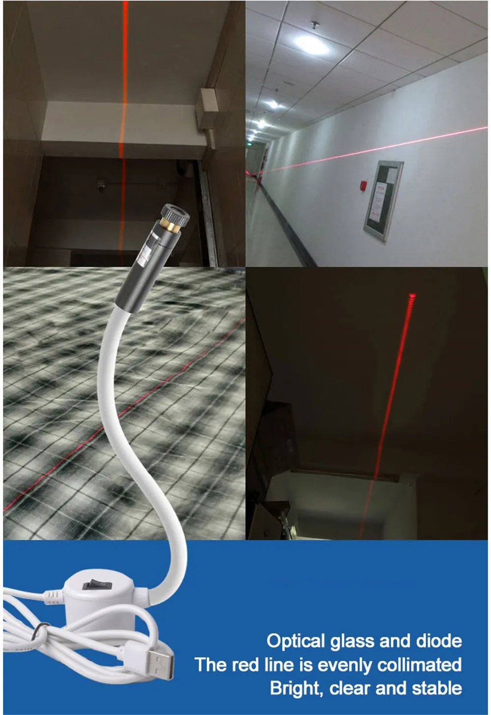 2024 USB Laser Sewing Machine Positioning Light - Magnetic