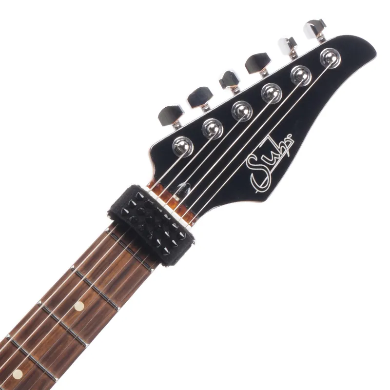 Bande De Muting Pour Guitare - Brise-bruit Cordes - Noir - Pour Guitare, Basse, Ukulélé - Réduit Les Vibrations
