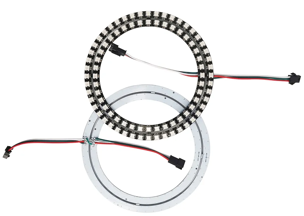 DC5V WS2812B Individually Addressable RGB Round LED Ring Light for ...