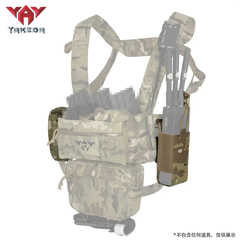 YAKEDA Tactical Chest Mini Rig running vest with Magazine
