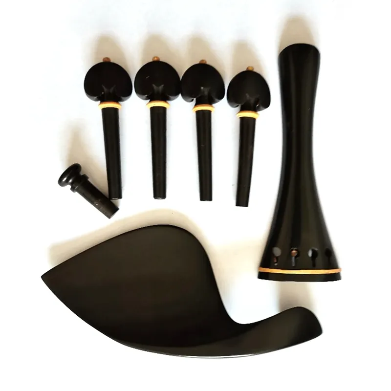 Ebony Violin Parts Ebony Violin Pegs Set Of 4 - 1/8 Drilled Pegs For Violin Repair & Maintenance Ebony Violin Accessories Ebony Violin Parts Ebony Violin Pegs Set Of 4 - 1/8 Drilled Pegs For Violin Repair & Maintenance Ebony Violin Accessories