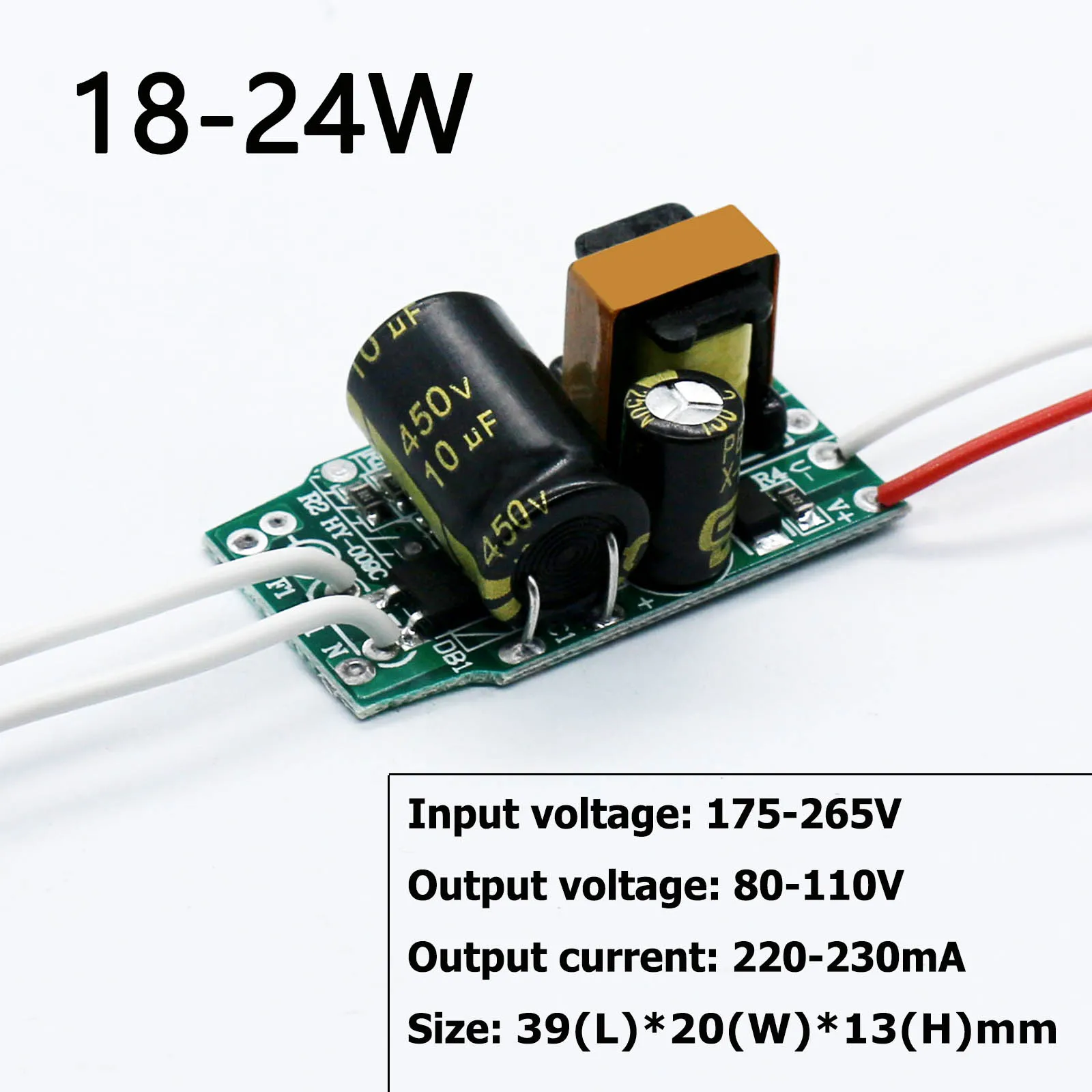 120v To 12v LED Transformer, 18W 40W LED Driver Power Supply AC80 180V  220mA/230mA Non Isolated Lighting Transformers For LED SMD Bulbs From  Ddmyaug, $19.15 | DHgate.Com, image size:1600x1600