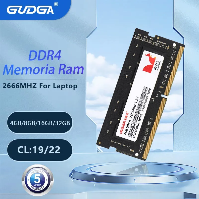 Barrette RAM DDR4 Hynix/Kingston Pour PC Portable - 4GB, 8GB, 16GB, Vitesses 2133 à 3200 MHz