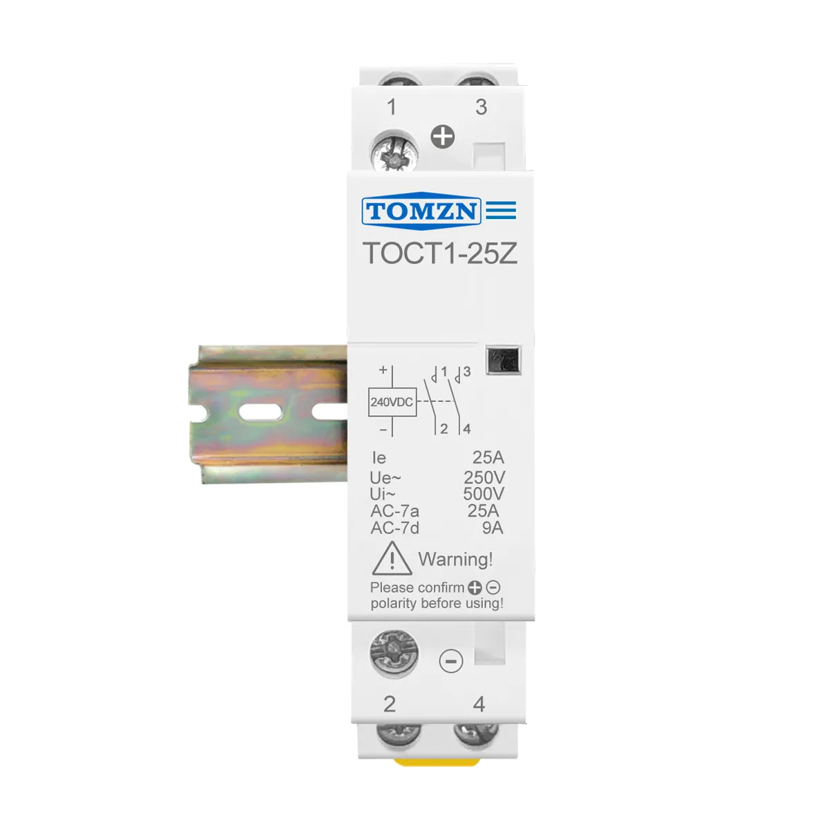 tomtect100 トムテクト Manual Control Contactor | Toct1 Modular Contactor | 2nc 2no