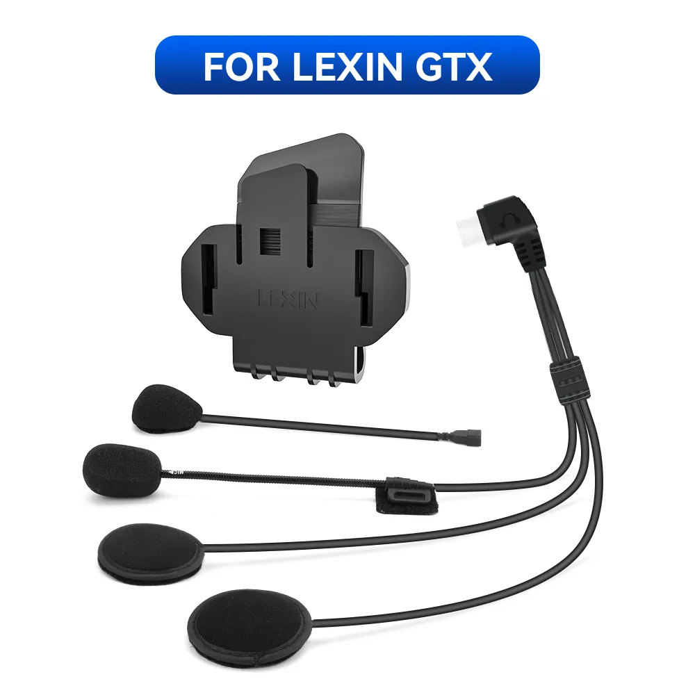 Intercom Clip 40mm Motorbike Intercom Headset & Clip Accessories, Perfect for Full or ...