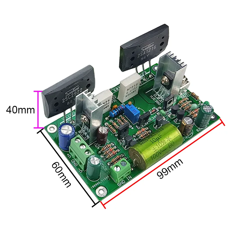 Ghxamp HIFI Classic Discrete amplifier circuit board - 35V Ghxamp HIFI Classic Discrete amplifier circuit board - 35V