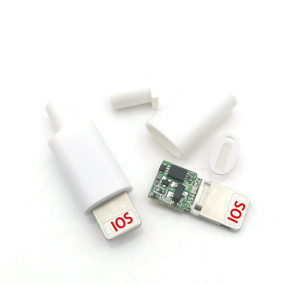 USB C to iOS welding male plug connector with chip board 9V 2A 20W 8 ...