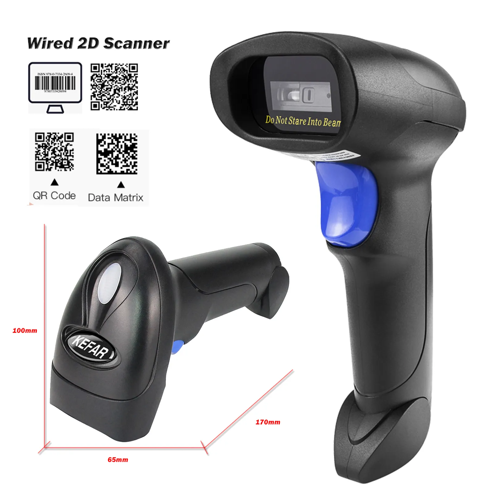DHgate.com:A6D Bluetooth Barcode Scanner, 1D/2D QR PDF417