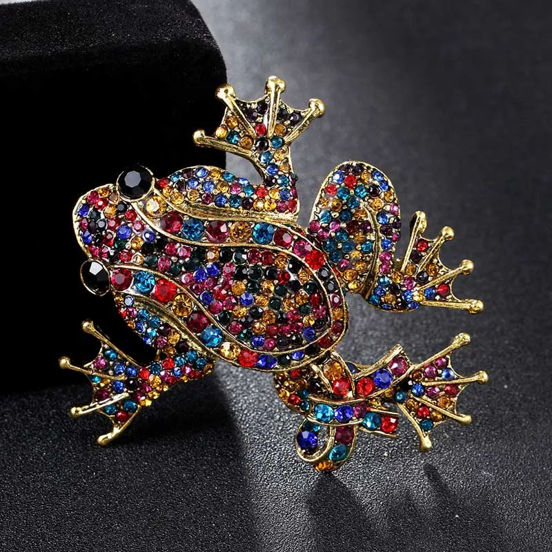 Save Big on Bulk Rhinestone Frog Brooch Brooches For Men: Large Frog Design  Brooch With Sparkling Rhinestones, Vintage Style Statement Jewelry Best 