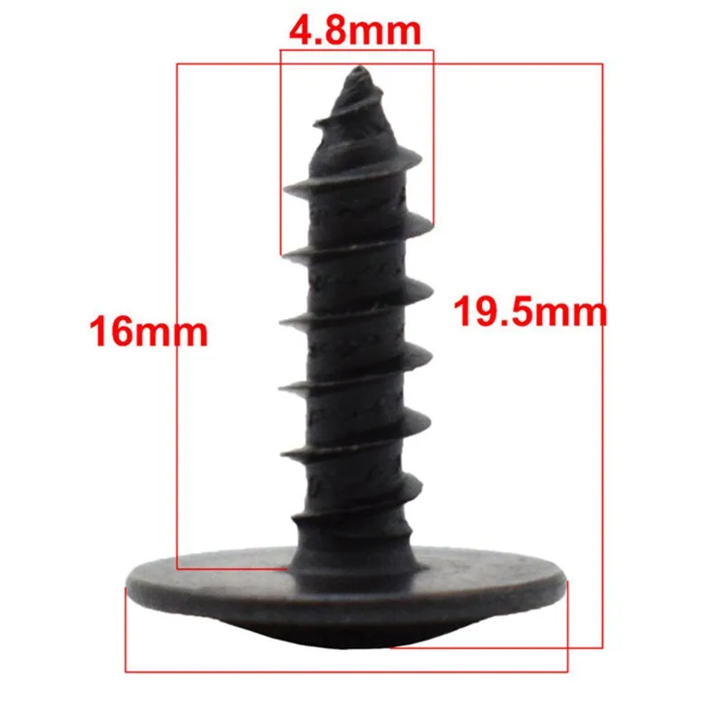 10pcs Metal Fender Liner Splash Screw Heat Shield Cover Shield - Foto 5