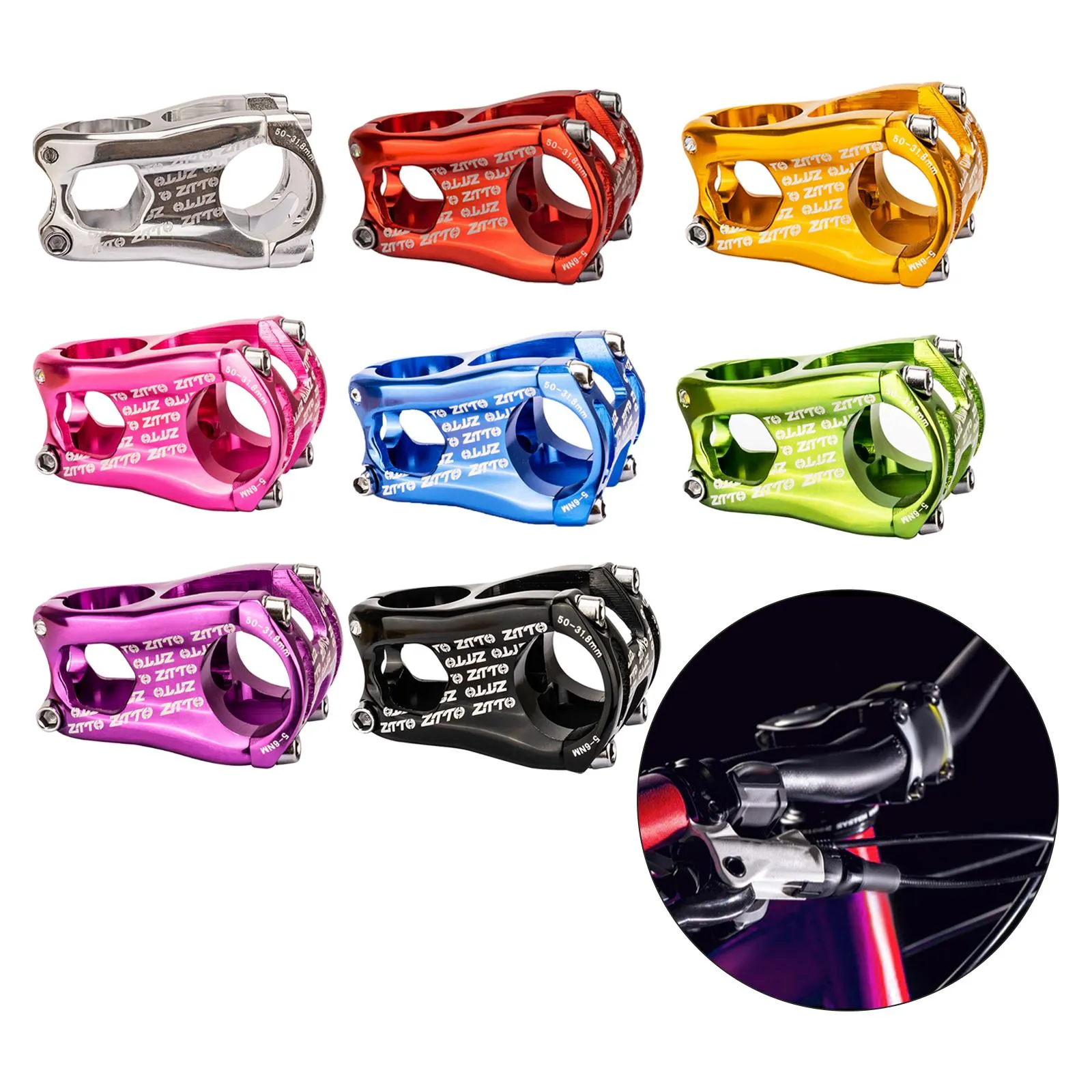 50mm Stem Short Vs Long Stem Mtb Lightweight Short Bicycle Stem