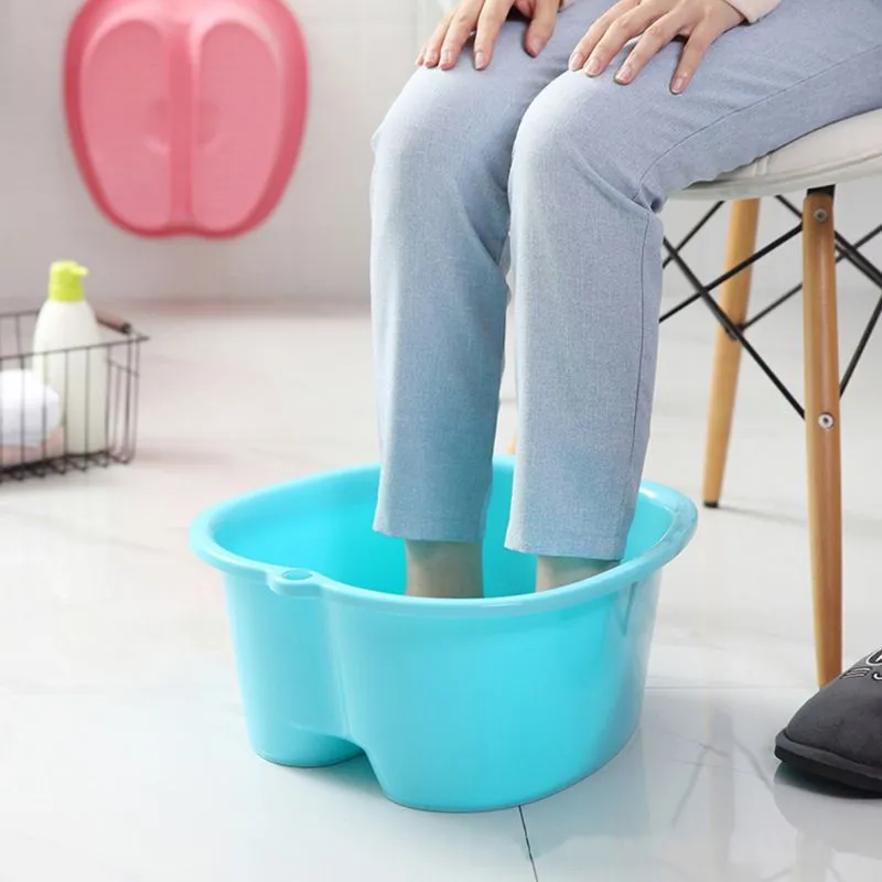 Faltbare Fußbadewanne – Mit Deckel, Fußmassage-Design, Hitzebeständig, 40 X 32 X 17 Cm