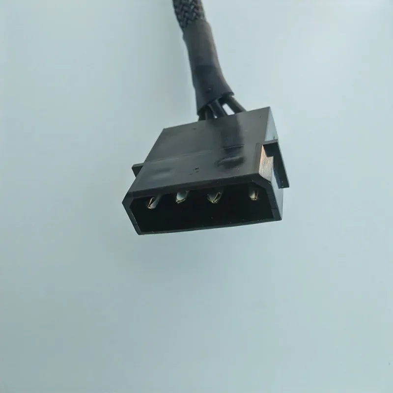 1to5 PC Server ATX 4Pin IDE Molex to 5 Ports SATA Series ATA Power Supply Cable 18AWG 40cm 15.7inch for 5-Layer HDD Cage Cady