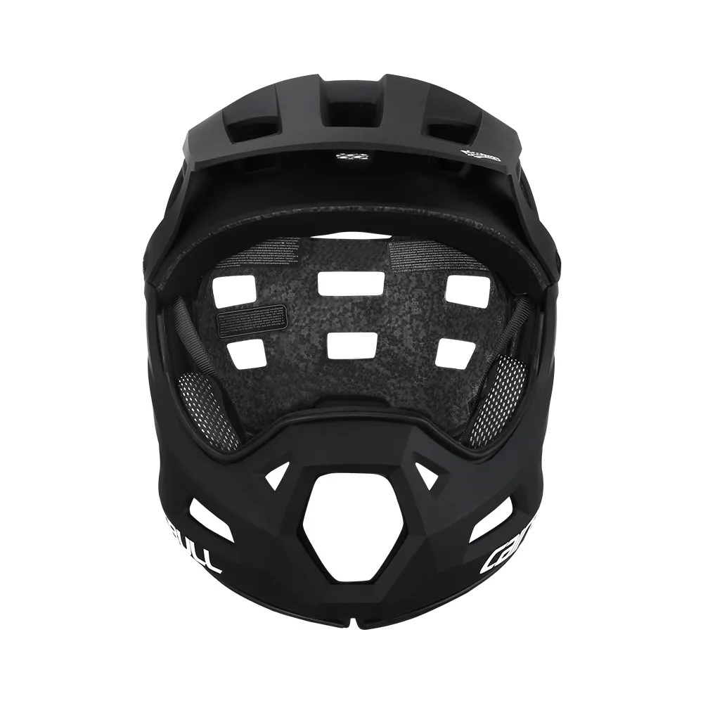 adult bike helmet with chin guard attachment Capture Black / Adult The FR Link Freeride Bicycle helmet by Demon is the next level of XC and Freeride helmets Lixada Cycling Helmet for Adults