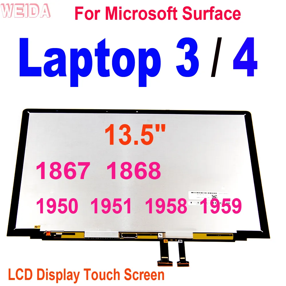 13.5” LED LCD Touch Screen Digitizer – For Microsoft Surface Laptop 4 1950 1951 – Glossy