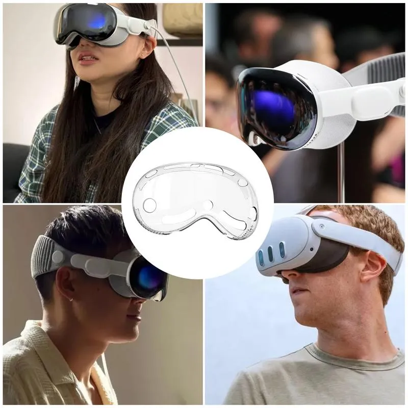 Crystal Clear VR Eye Cover Anti-Scratch Protective Case for VisionPro ...