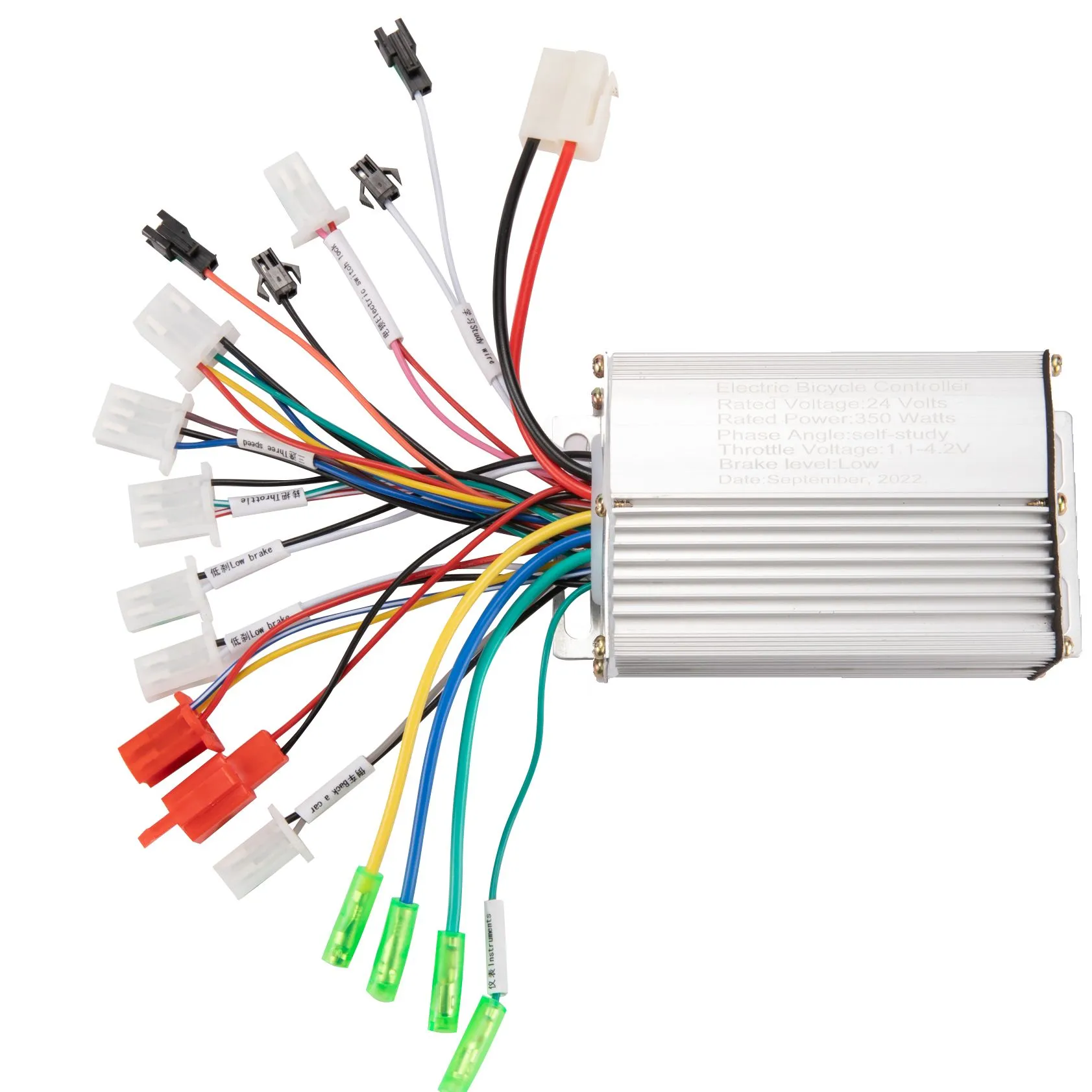 36V/48V 350W Electric Bicycle E-bike Scooter Brushless DC Motor Controller - Foto 2