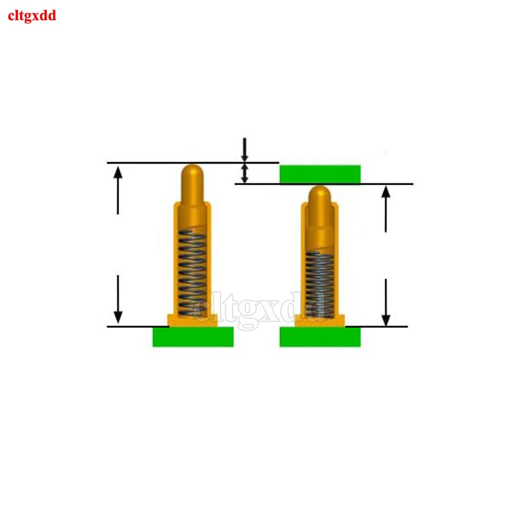 Pogo Pin Connector Pogopin Battery Spring Load Contact SMD Pin PCB 2 3 ...