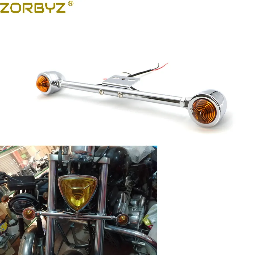 DHgate.com:ZORBYZ Matte Black Metal Motorcycle Turn Signal