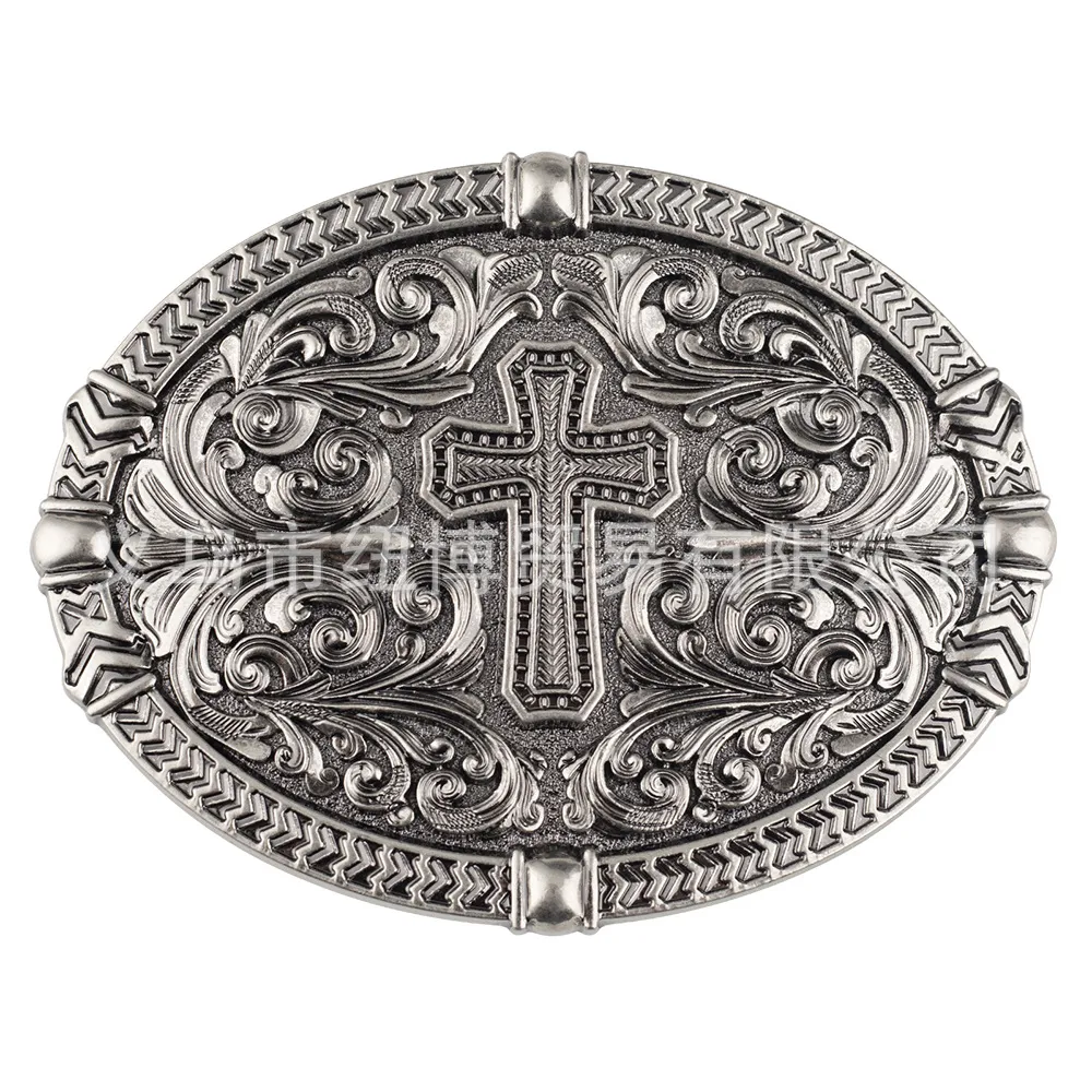 Cross Belt Buckles: Oval Amulet Belt Buckle With From Ddmyday