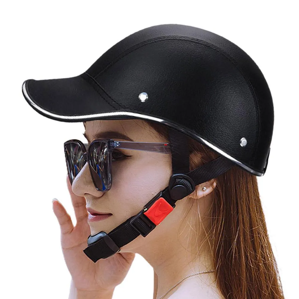 baseball cap style bike helmet DOT Motorcycle Versatility in Use Baseball Cap Style Motorcycle Helmet