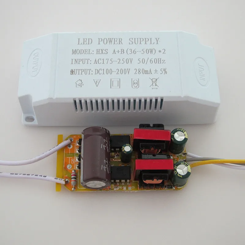 LED Driver Ceiling Light Transformer 8-24W 24-36W 36-48W 24-40W AC176-265V Power Supply For Fixtures