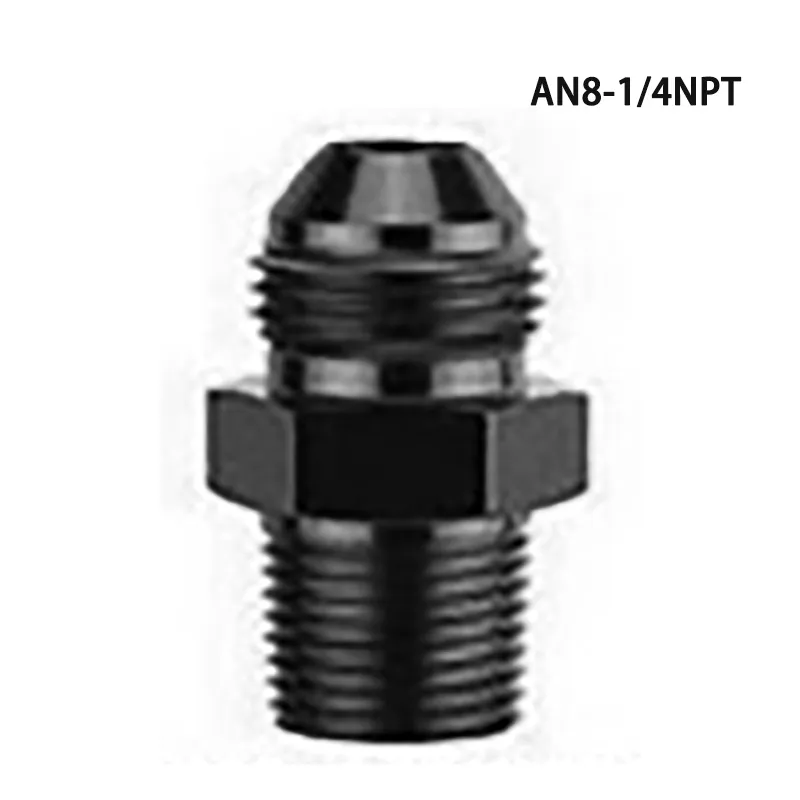 Straight 3/8" NPT To -10 AN Male Adapter Fitting - Aluminum, Speedmaster PCE324.1012