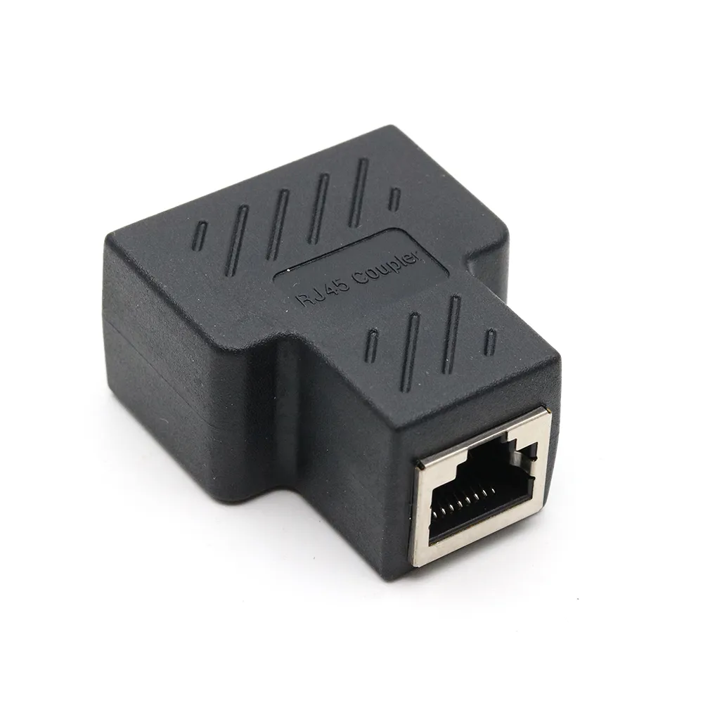DHgate.com:1 to 2-Way RJ45 Female Splitter Connector - Cat6/Cat5e/Cat5 ...