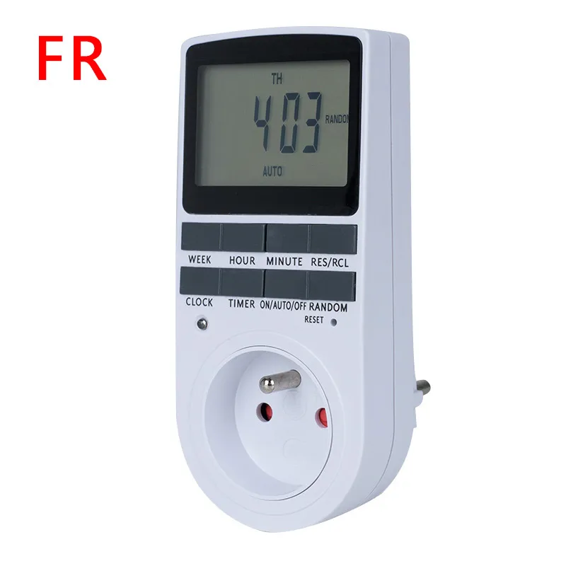 Wholesale Electronic Digital Timer Switch 24 Hour Cyclic EU UK AU US FR ...