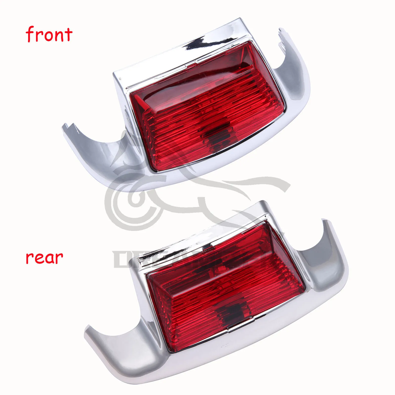 ABS Orange Front Fender Tip Light Fit For Harley Heritage Softail Classic FLSTC ABS Orange Front Fender Tip Light Fit For Harley Heritage Softail Classic FLSTC