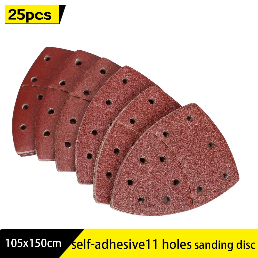 Detail Sander Sandpaper Uxcell Triangle Sandpaper Set - 15pc 800...