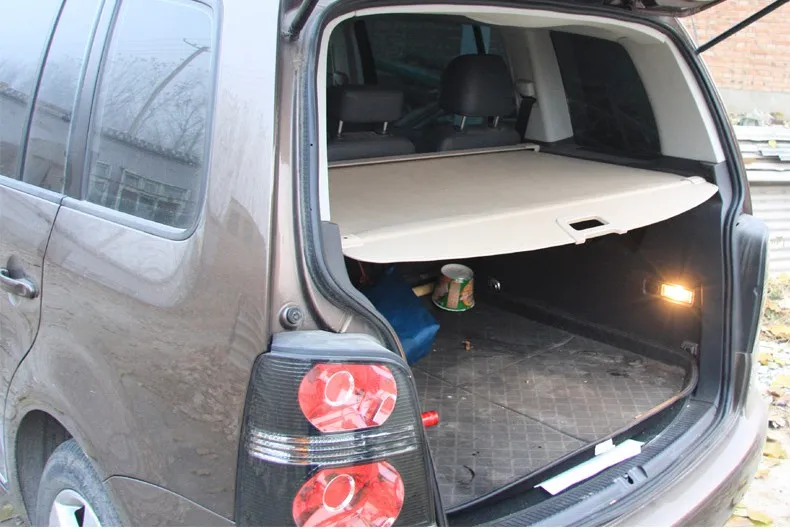 Protezione Paraurti Posteriore In Acciaio Inox Cromato Per VW Touran (2010-2014) – Cover Antigraffio Con Nastro 3M - 4