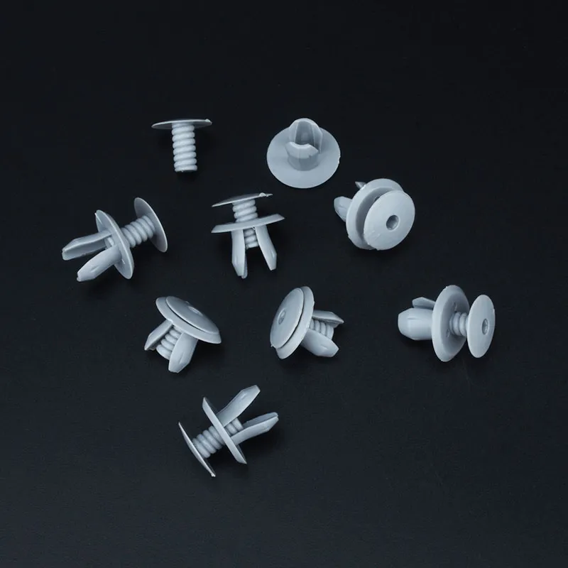 50 X Light Grey Plastic Trim Clips For VW T4 T5 Transporter Eurovan, 227s, Made In Germany