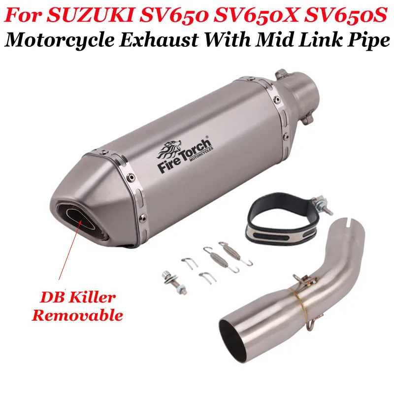 DHgate.com:Slip On Muffler for Motorcycle Modified Exhaust