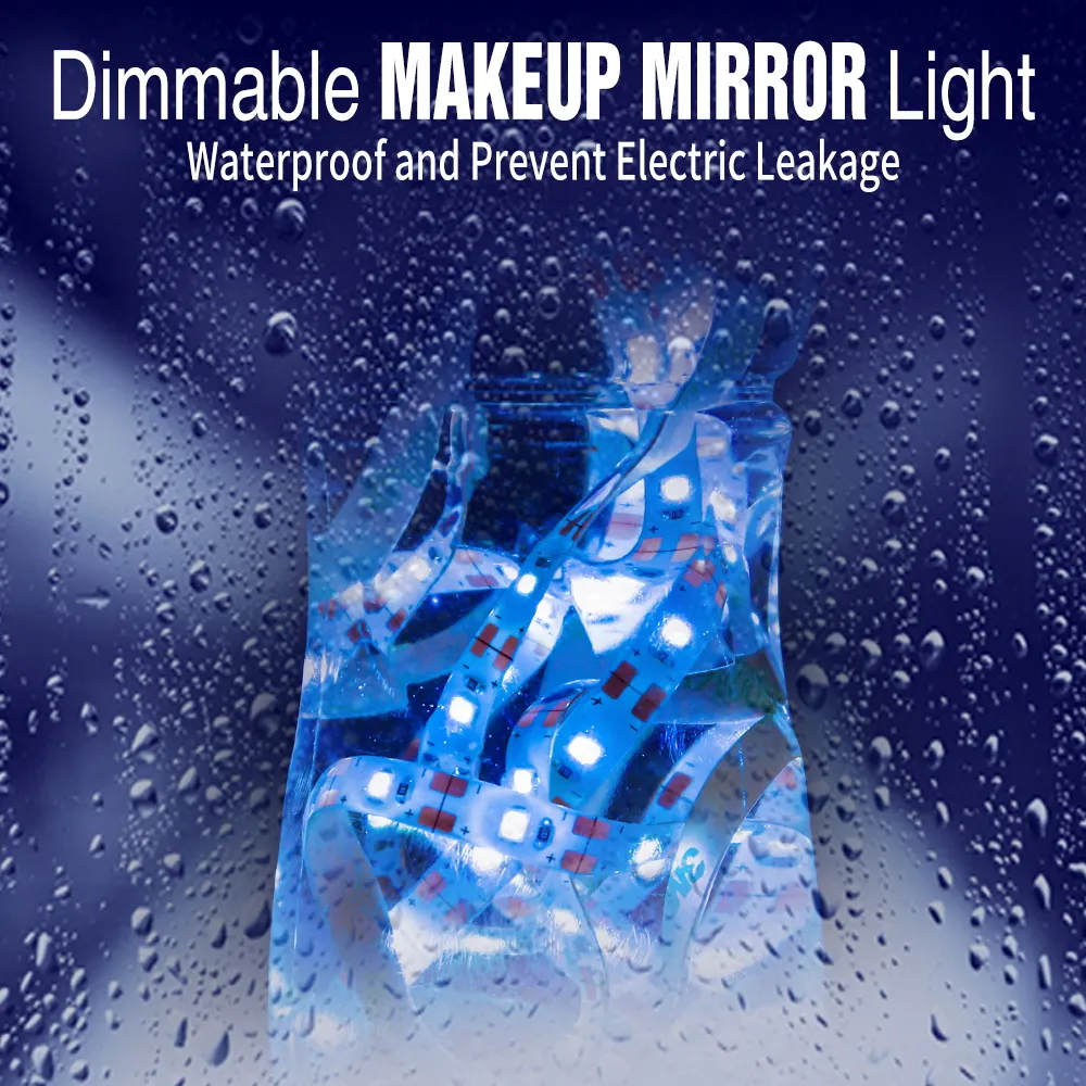 Hollywood Style LED Vanity Mirror Makeup Lights Kit With Dimmable Light Bulbs,Lighting Fixture