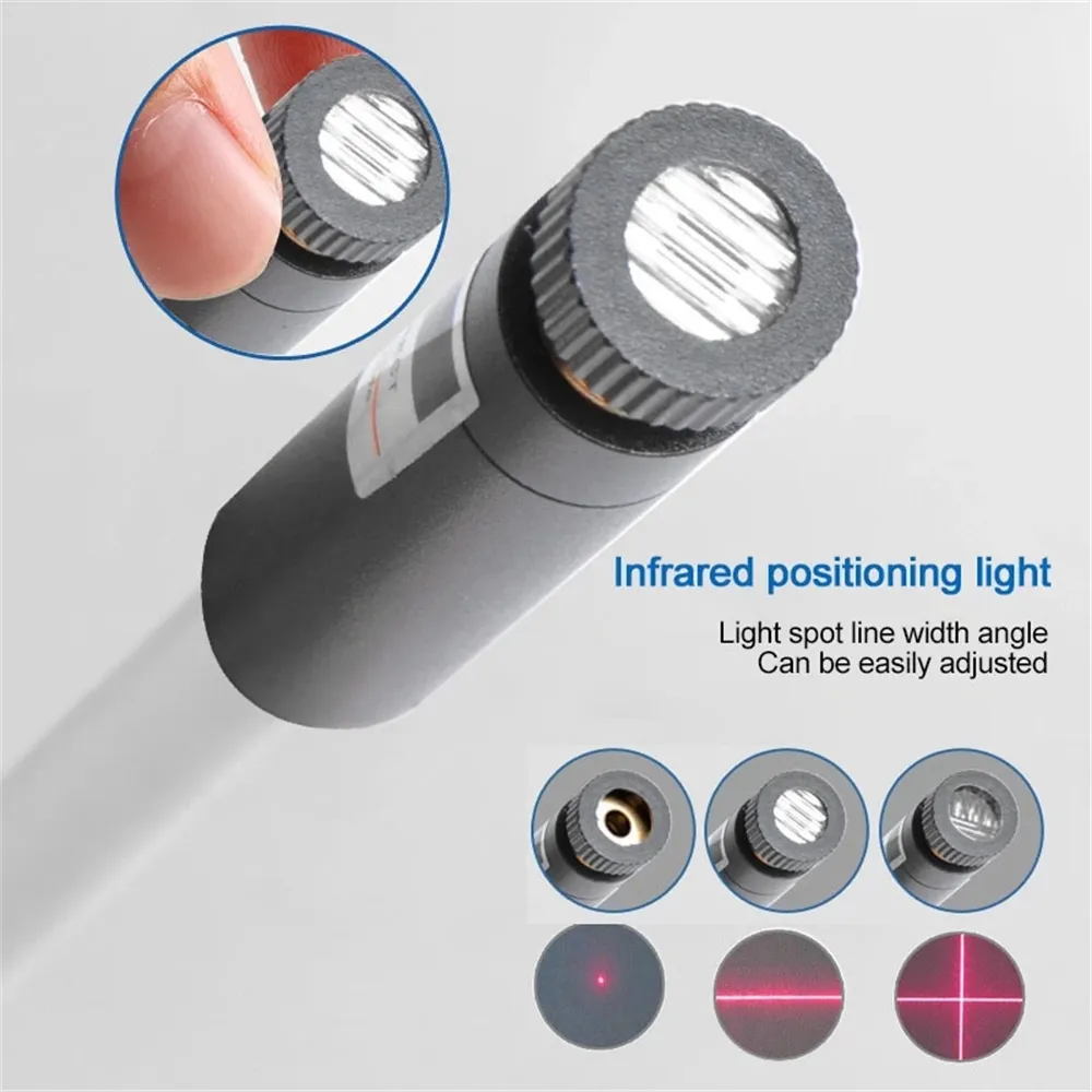 镭射银 临江仙 4cm×5m 100cm/loop 2024 USB Laser Sewing Machine Positioning Light - Magnetic