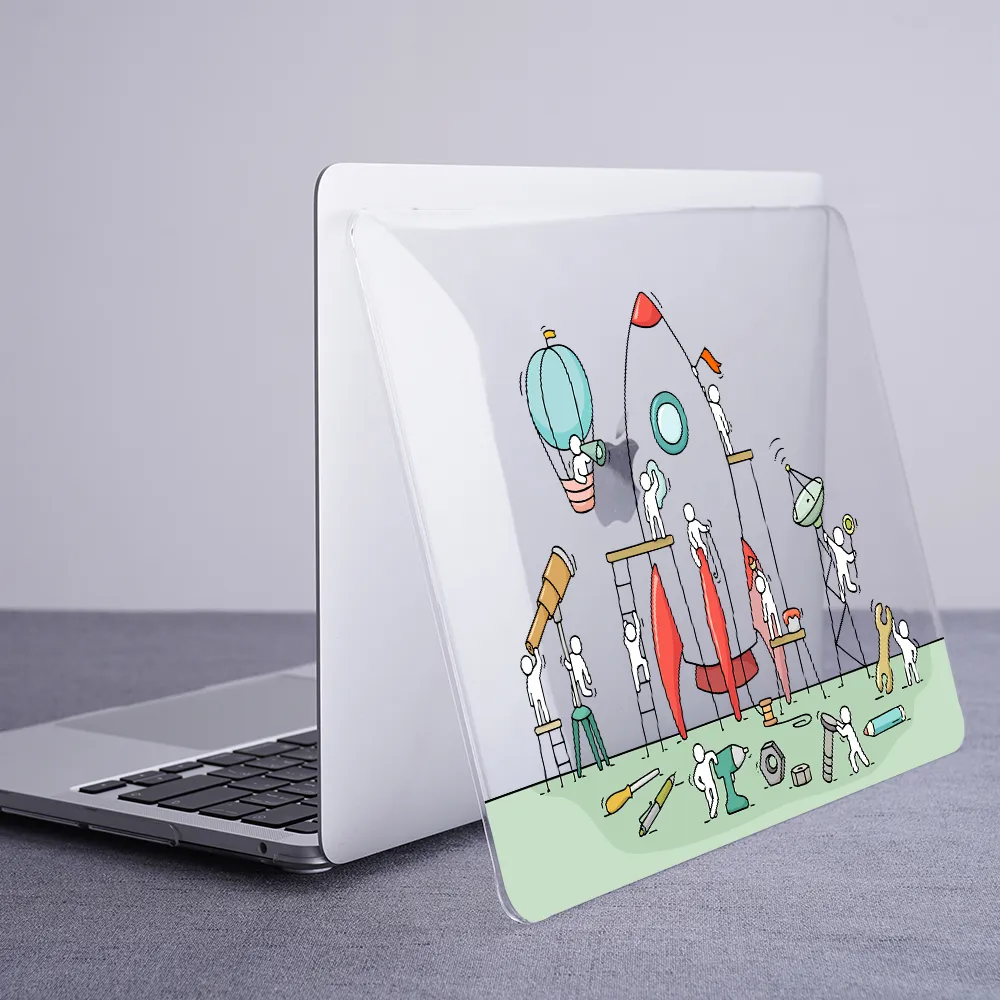Pvc Computer Case 3D Industry Elite PVC Laptop Case for MacBook Air 13 A2681 A2337 A2179 ...