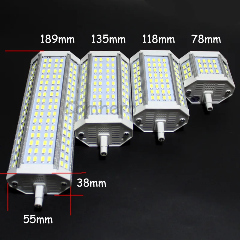 R7S Base LED Light J78 78MM Corn Bulb 3014 SMD, 10W Halogen