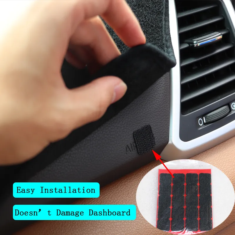 Grand i10 Dashboard Cover Mat 2013 2017 Custom Fit Anti UV Dashmat Carpet