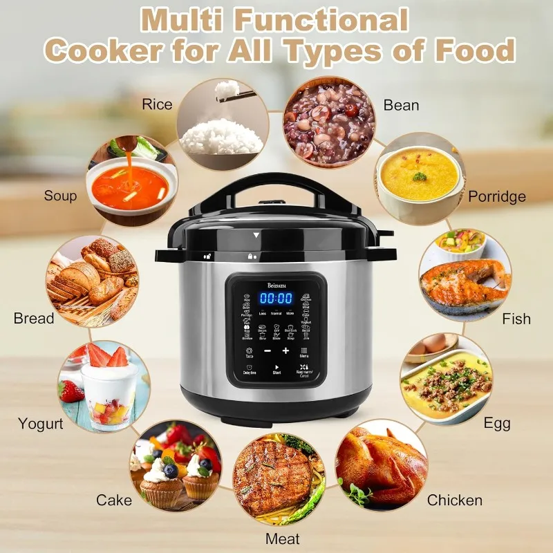 Instant Pot 6QT 8-in-1 Electric Pressure Cooker Programmable - Main Image