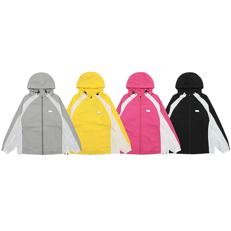 Gift For Husband, Thin Light Windbreaker Hooded Solid Color