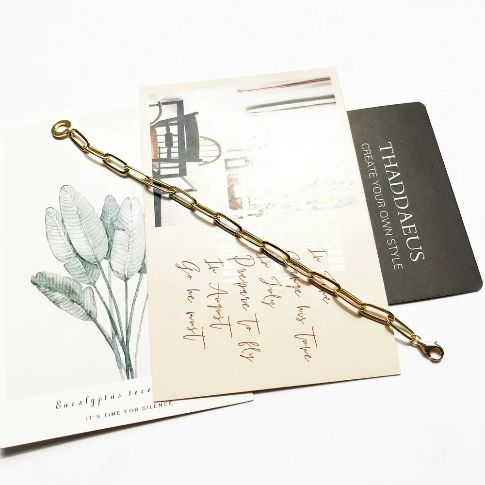 Golden Link Chain Charm Bracelet: 925 Sterling Silver Fashion Jewelry ...