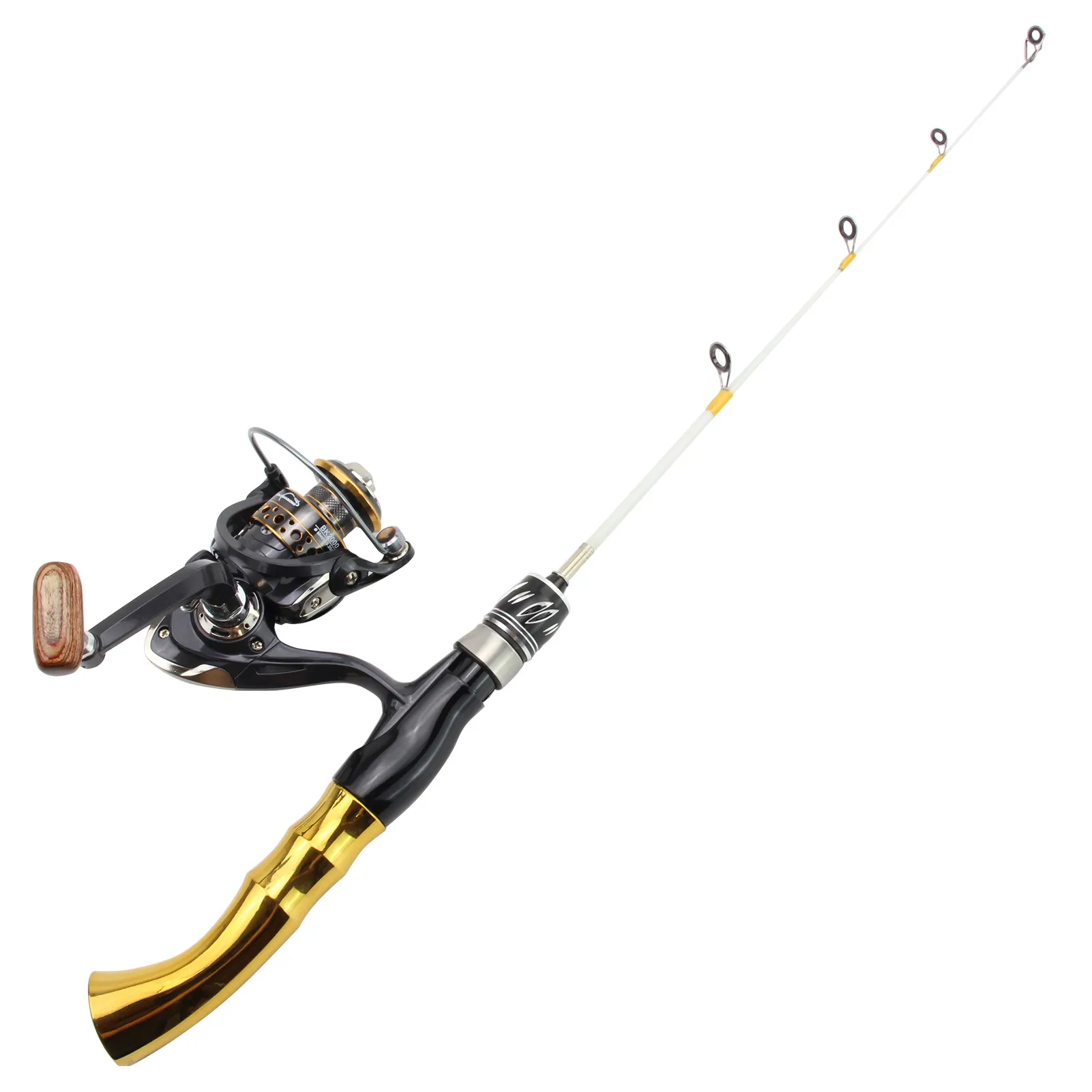 baitcasting rods for ice fishing Thorne Brothers Custom Rod Heavy Rod Power Spinning Reel Combo Baitcaster For