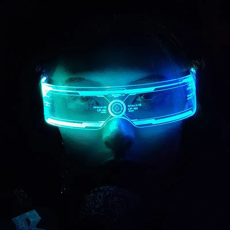 Futuristic Cyberpunk LED Glasses Luminous Rave Party Accessories 2024 From Ddmyapr 33.47 DHgate.Com