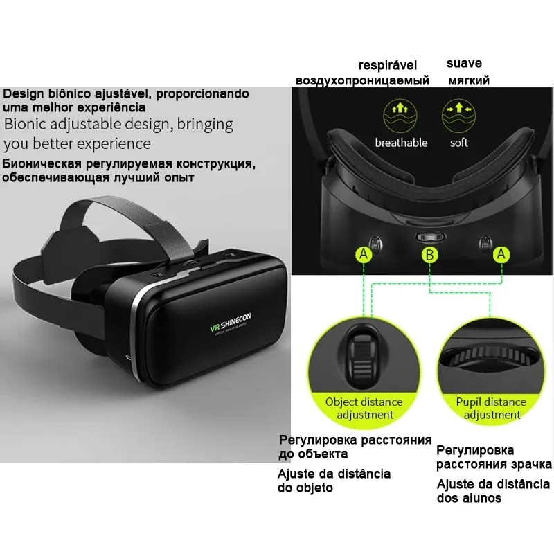 3D Goggles: VR 3D Glasses For Immersive Smartphone Viewing