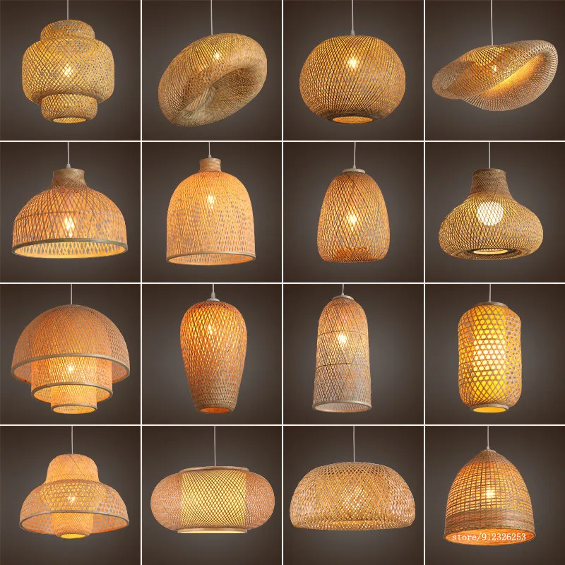 Bamboo Wicker Rattan Lampshades Rustic Hanging... From Ddmyday, $70.53 ...
