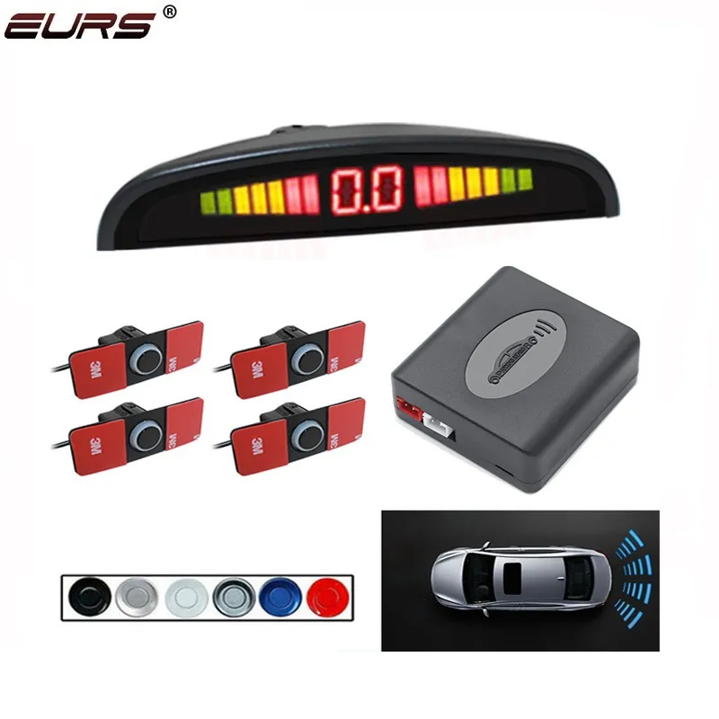thumbnail image 2 of Caoyuanstore Car Reverse Backup Parking Sensor Radar System 16.5mm Built‑in Reversing Assistance With Audio Buzzer Auxiliary Kit I.12164601 2 of 14