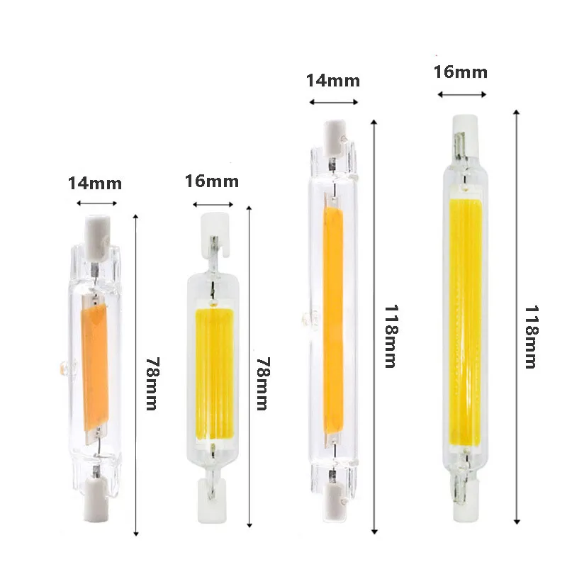 LED R7S Dimmable COB LED Lamp Bulb For Replace Halogen Light St Light Floodlight 78mm 118mm Glass Tube 15w 30w Saving I242080334 LED R7S Dimmable COB LED Lamp Bulb For Replace Halogen Light St Light Floodlight 78mm 118mm Glass Tube 15w 30w Saving I242080334