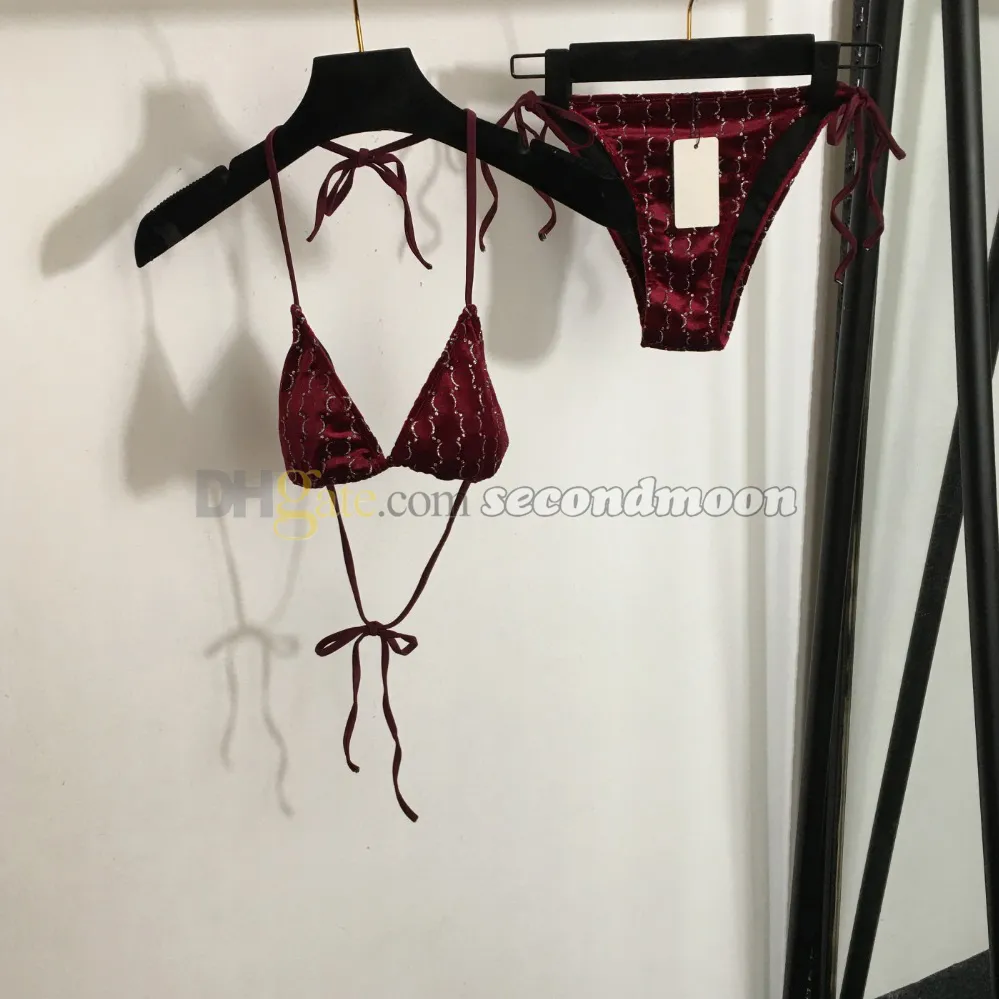 Red velvet bathing suits deals