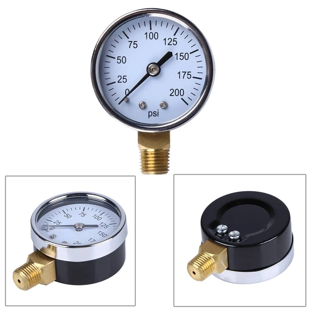 Manometer Thread Protection Hydraulic water gauge with Thread Mount for Air Water and Gas Pressure ...